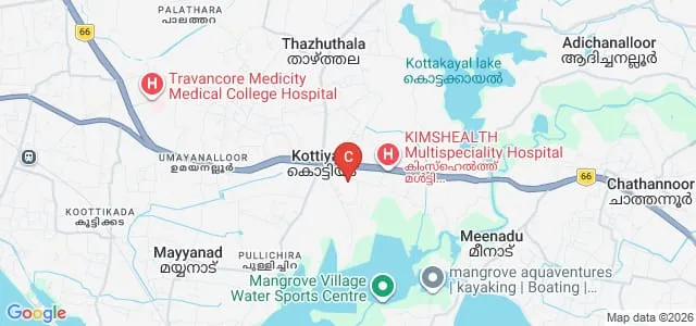 Holy Cross college of Allied Health Sciences, Kollam Map