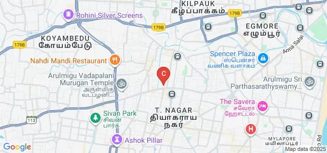 Meenakshi Sundararajan School of Management, Chennai Map