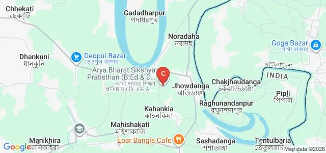 Arya Bharat Sikshya Pratisthan, North 24 Parganas Map
