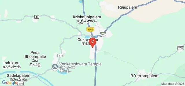 Adarsa College of Pharmacy, East Godavari Map