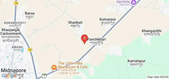 Rishi Aurobindo Institute of Teachers Education, Paschim Medinipur Map