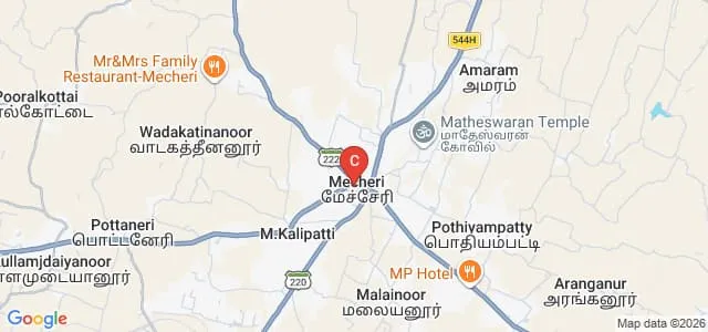 The Kavery College of Education for Women, Salem Map