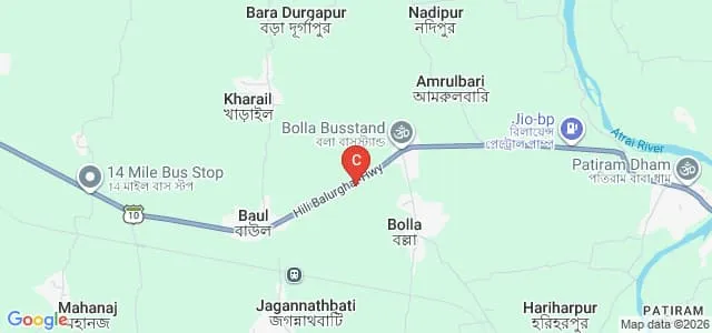 Bangarh Scholar Teachers Training Institute, Balurghat Map