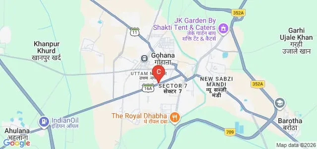 Bharat Institute of Pharmacy, Sonepat Map