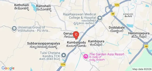 Don Bosco Institute of Technology, Bangalore Map