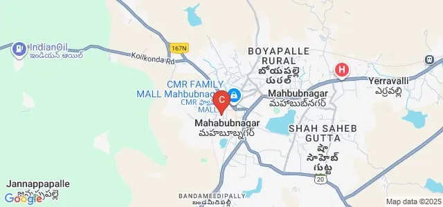 GK Institute of Engineering and Technology, Mahabubnagar Map