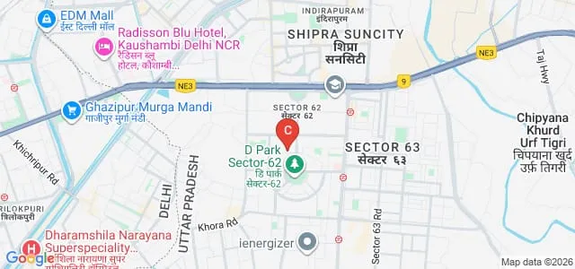Delhi Metropolitan Education, Noida Map