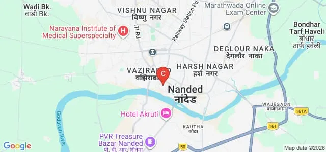 Netaji Subhash Chandra Bose Arts Commerce and Science College, Vazirabad Map
