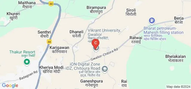 Vikrant Institute of Business Management, Gwalior Map