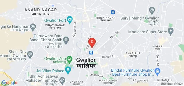 Balaji Institute of Professional Studies, Gwalior Map