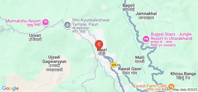 Government Degree College, Nainidanda Map