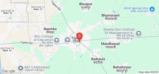 Dehat Vikas College of Pharmacy, Faridabad Map