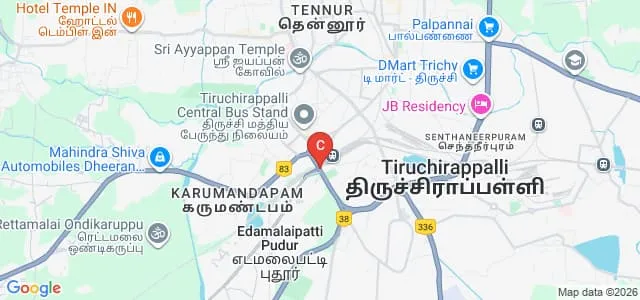 Shri Indra Ganesan Institute of Medical Science School of Allied Health science, Tiruchirappalli Map