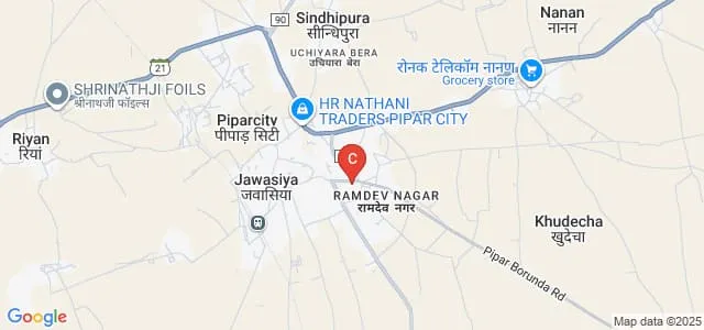 Smt Sita Devi Chunni Lal Baradia Government Girls College, Piparcity Map