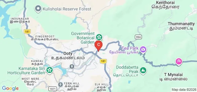 Government Arts College, Udhagamandalam Map