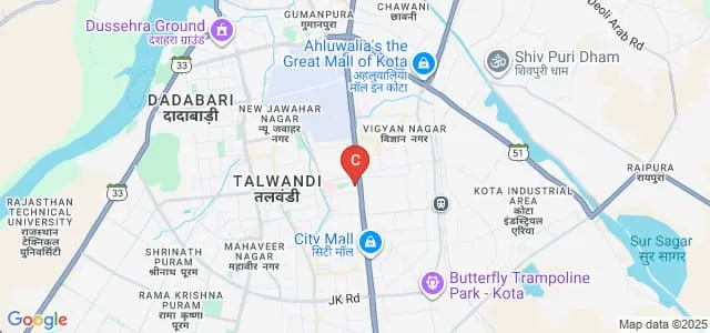 Government Girls Commerce College, Kota Map