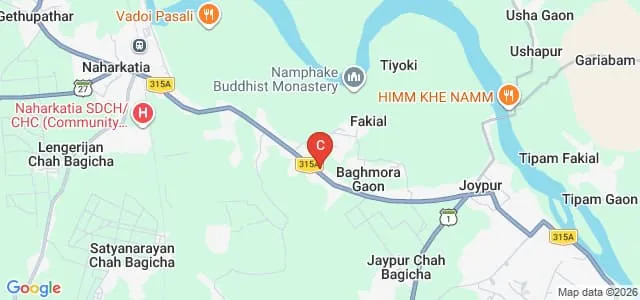 Naharkatiya College, Dibrugarh Map