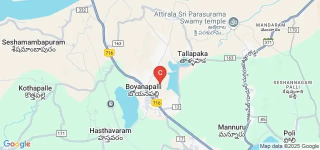 Annamacharya PG College of Management Studies, Rajampet Map