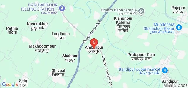 Maa Kamla Mahavidyalaya, Amberpur Map