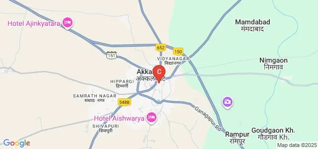 CB Khedgi's Basaveshwar Science Raja Vijaysinh Commerce and Raja Jaysinh Arts College, Akkalkot Map