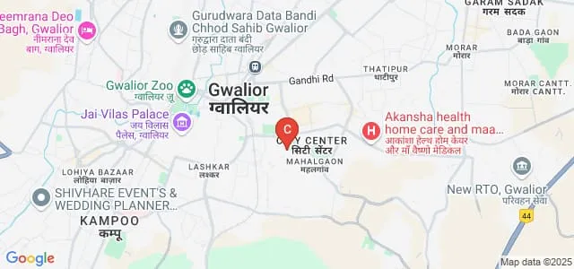 Sophia Nursing College, Gwalior Map