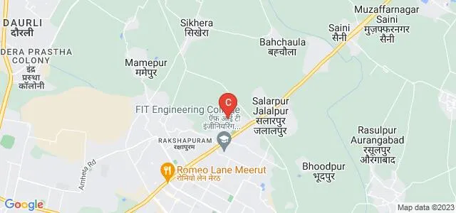 JP Institute of Management, Meerut Map