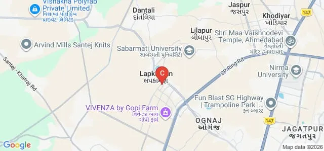 Ahmedabad Institute of Nursing Science, Ahmedabad Map
