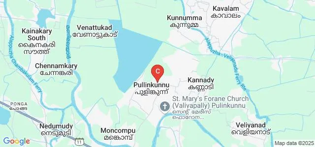 Cochin University College of Engineering, Kuttanad Map