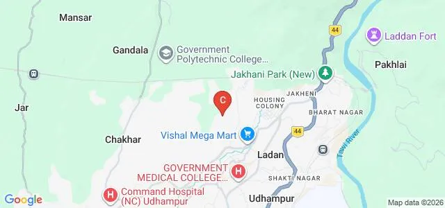 Shivalik College of Education, Udhampur Map