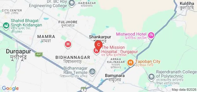 Durgapur B Ed College, Burdwan Map