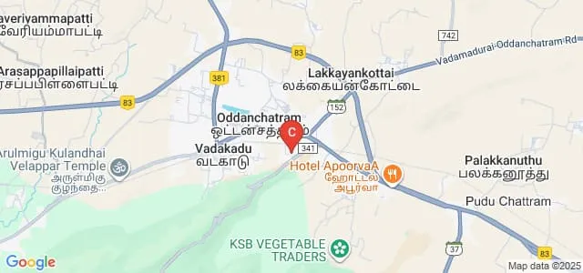 Christian Polytechnic College, Oddanchatram Map
