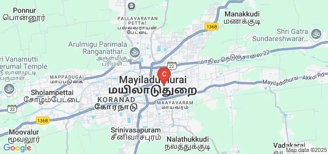 Dharumapuram Gnanambigai Government Arts College for Woman, Nagapatinam Map