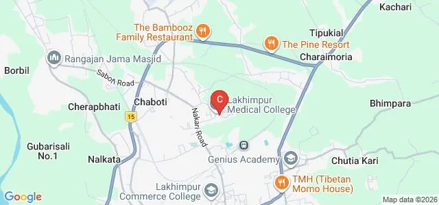 Lakhimpur Medical College, Lakhimpur Map