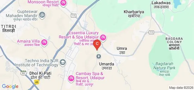 Vedanshi College of Nursing, Udaipur Map