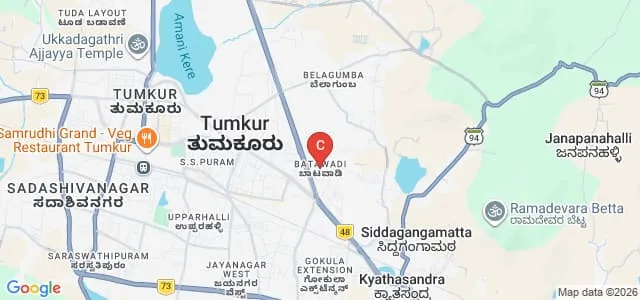Sree Krishna College of Education, Tumkur Map