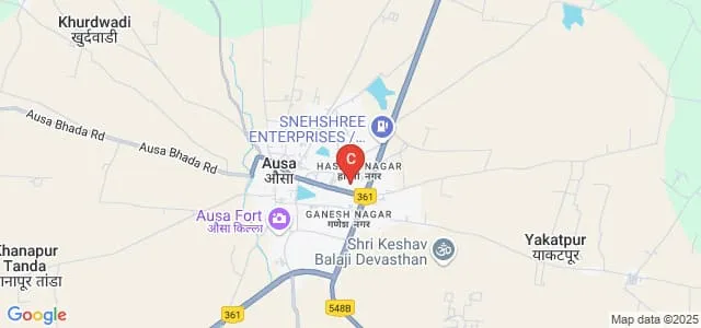 Shri Kumarswami Mahavidyalaya, Ausa Map