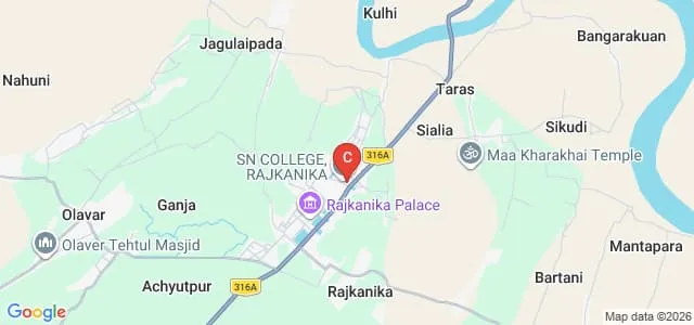 SN College, Rajkanika Map