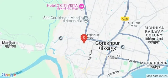 DAV PG College, Gorakhpur Map
