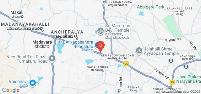 Sri Vishnu Nursing Institute, Bangalore Map