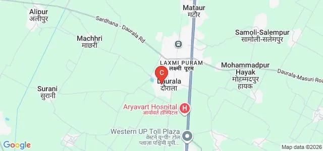 Rural Girls Competitive Degree College, Meerut Map