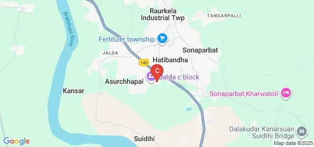 Priyadarshini Mahila Mahavidyalaya, Rourkela Map