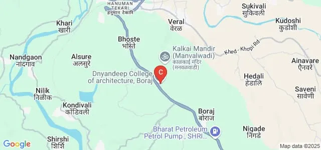 Dnyandeep College of Science and Commerce, Khed Map