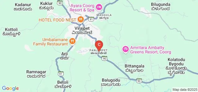 Cauvery College, Virajpet Map