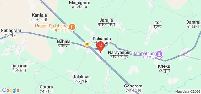 Rosomoyee Vivekananda Topoban Pathagar B Ed College, Murshidabad Map