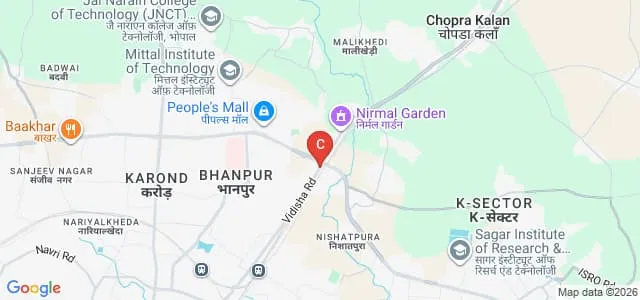 Bagulamukhi College of Education, Bhopal Map