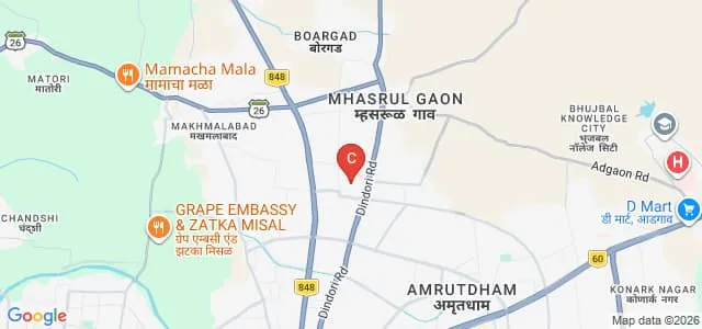 Pune Vidyarthi Griha's College of Education and Research, Nashik Map