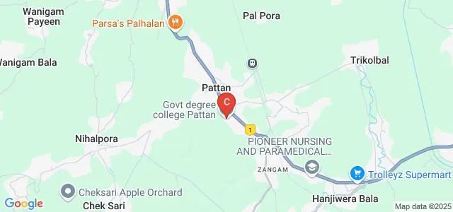 Government Degree College, Pattan Map
