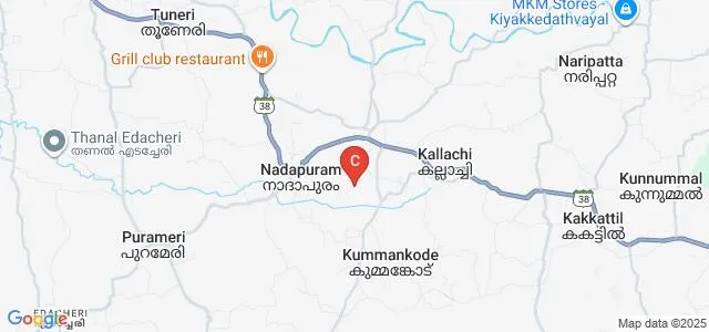 MET Arts and Science College, Nadapuram Map