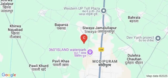 Neelkanth Institute of Engineering and Technology, Meerut Map