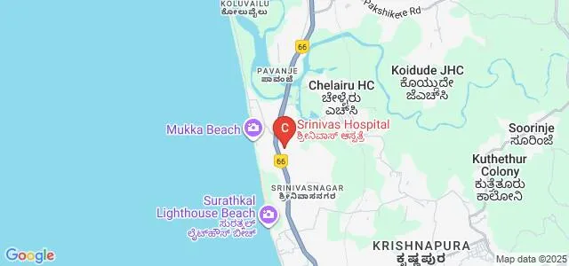 Srinivas Institute of Dental Sciences, Mangalore Map